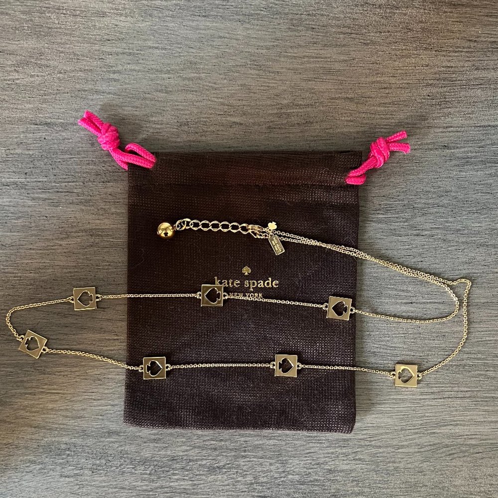 Gold Color Kate Spade Necklace